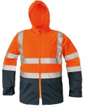 Cerva Epping fényvisszaverő kabát narancs/navy színben