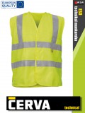 Cerva ESD LYNX YELLOW technikai antisztatikus láthatósági mellény - munkaruha