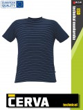 Cerva ESD NOYO NAVY technikai antisztatikus környakú póló - munkaruha