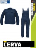 Cerva F&F BASIC NAVY RALF technikai munkakabát éskantárosnadrág szett - munkaruha