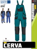 Cerva F&F HANS GREEN pamut technikai kantárosnadrág - munkaruha