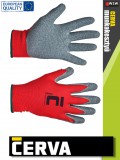 Cerva HORNBILL kötött latex-mártott munkakesztyű - 12 pár/csomag