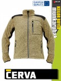 Cerva KEILOR BEIGE BOYER zipzáros pulóver - munkaruha