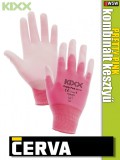 Cerva Kixx PRETTY PINK textil nitrilmártott kesztyű - munkakesztyű