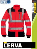 Cerva KNOXFIELD RED HI-VIS láthatósági munkakabát - munkaruha