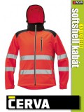 Cerva KNOXFIELD RED HI-VIS softshell kabát - munkaruha