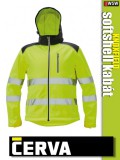 Cerva KNOXFIELD YELLOW HI-VIS softshell kabát - munkaruha