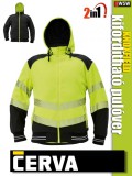 Cerva KNOXFIELD YELLOW HI-VIZ 2in1 kifordítható pulóvert - munkaruha