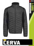 Cerva L-SURE BLACK bélelt technikai átmeneti kabát - munkaruha