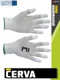 Cerva LARK textil PU-mártott munkakesztyű - 12 pár/csomag