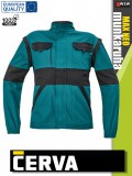 Cerva MAX NEO GREEN pamut 2in1 levehető ujjas technikai kabát - munkaruha