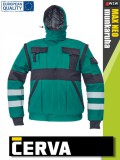 Cerva MAX NEO GREEN REFLEX 2in1 láthatósági bélelt kabát - munkaruha