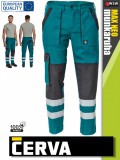 Cerva MAX NEO GREEN reflex pamut technikai deréknadrág - munkaruha