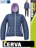 Cerva MAX NEO NAVY light női technikai téli bélelt munkakabát - munkaruha