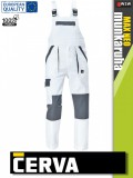 Cerva MAX NEO WHITE pamut technikai kantárosnadrág - munkaruha
