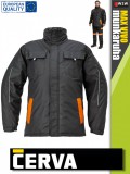 Cerva MAX VIVO BLACKHVO technikai téli bélelt munkakabát - munkaruha
