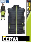 Cerva MAX VIVO BLACKHVY light technikai téli bélelt munkamellény - munkaruha