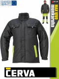 Cerva MAX VIVO BLACKHVY technikai téli bélelt munkakabát - munkaruha