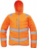Cerva Montrose jólláthatósági munkavédelmi dzseki narancs színben
