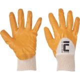 Cerva MV HARRIER YELLOW nitrilbe mártott kesztyű 7-10méretek