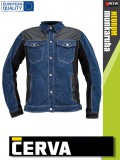 Cerva NEURUM DENIM prémium extra rugalmas farmer kabát - munkaruha