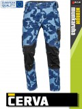 Cerva NEURUM NAVY CAMO prémium extra rugalmas SLIMFIT nadrág - munkaruha