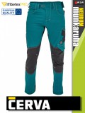 Cerva NEURUM PETROL CLASSIC prémium stretch SLIMFIT nadrág - munkaruha
