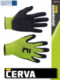Cerva PALAWAN kötött latex-mártott munkakesztyű - 1 pár/csomag