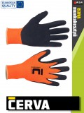 Cerva Palawan kötött LATEX-mártott munkakesztyű - 12 pár/csomag