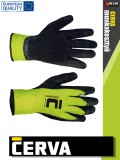 Cerva PALAWAN WINTER kötött latex-mártott bélelt munkakesztyű - 12 pár/csomag