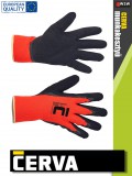 Cerva PALAWAN WINTER kötött latex-mártott bélelt munkakesztyű - 12 pár/csomag