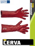 Cerva REDSTART varrott pvc-mártott munkakesztyű 45 cm - 12 pár/csomag