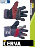 Cerva ROBIN kombinált bőrkesztyű - 12 pár/csomag