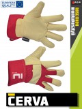 Cerva ROSE FINCH kombinált bőrkesztyű - munkakesztyű - 12 pár/csomag