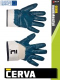 Cerva RUFF kötött nitril-mártott munkakesztyű - 12 pár/csomag