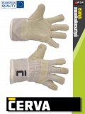 Cerva SHAG kombinált bélelt bőrkesztyű - munkakesztyű - 12 pár/csomag