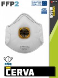 Cerva SPIROTEK VS2200V FFP2 NR D FFP2 szelepes félálarc porálarc pormaszk - 10 db