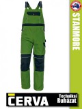 Cerva STANMORE GREEN kantáros nadrág - munkaruha