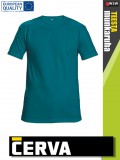 Cerva TEESTA PETROL pamut rugalmas egyszínű póló - 160 g/m2
