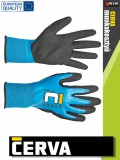 Cerva TETRAX textil PU-mártott munkakesztyű - 12 pár/csomag