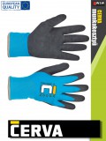 Cerva TETRAX WINTER bélelt textil latex-mártott kesztyű - munkakesztyű