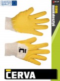Cerva TWITE kötött pvc-mártott munkakesztyű - 12 pár/csomag