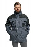 Cerva Ultimo vízhatlan munkavédelmi kabát fekete/szürke színben