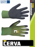 Cerva VIRDIS kötött latex-mártott munkakesztyű - 12 pár/csomag