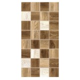 Cesarom Dekorációs csempe Woodstyle fényes, barna, 20,2 x 40,2 cm