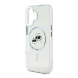 CG Mobile Apple iPhone 16 Karl Lagerfeld iml k&ch heads metal frame magsafe  (ütésálló, kameravédő, magsafe) átlátszó