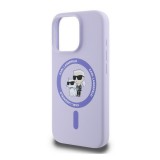 CG Mobile Apple iPhone 16 Pro liquid silicone karl and choupette magsafe szilikon védő (ütésállóság, magsafe) lila
