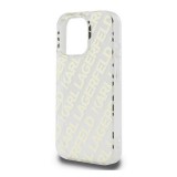 CG Mobile Apple iPhone 16 Pro Max Karl Lagerfeld iml electroplated repeated logo szilikon védő (ütésállóság) arany