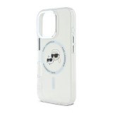 CG Mobile Apple iPhone 16 Pro Max Karl Lagerfeld k&ch heads metal frame magsafe (ütésálló, kameravédő, magsafe) átlátszó