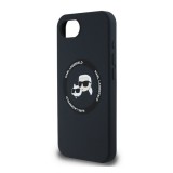 CG Mobile Apple iPhone 16e liquid silicone k&ch heads magsafe szilikon telefonvédő (ütésállóság, magsafe) fekete